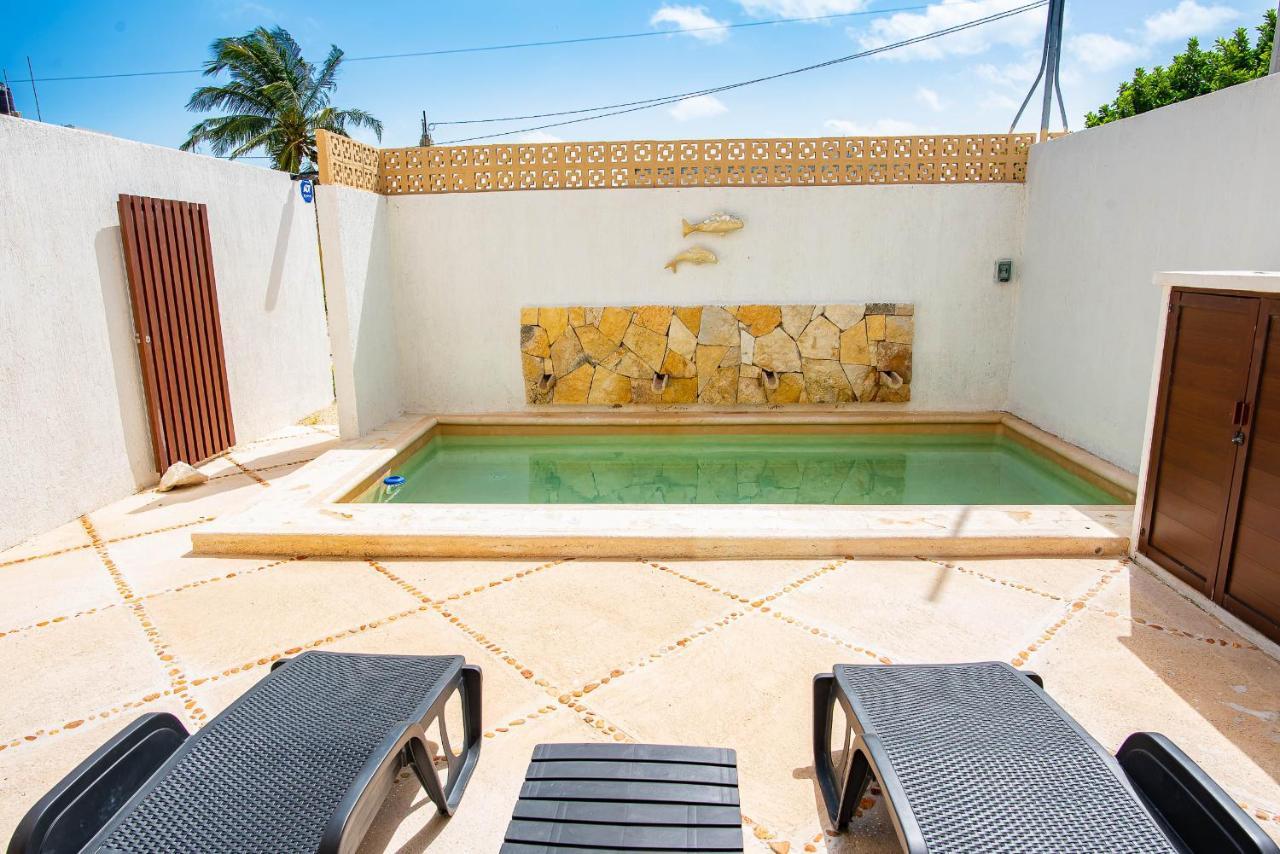 97982 New Modern Villa, Private Pool, High Internet Speed, 2 Blocks From The Beach Pueblo Pueblo Chicxulub Extérieur photo