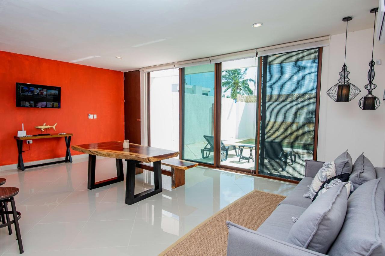 97982 New Modern Villa, Private Pool, High Internet Speed, 2 Blocks From The Beach Pueblo Pueblo Chicxulub Extérieur photo