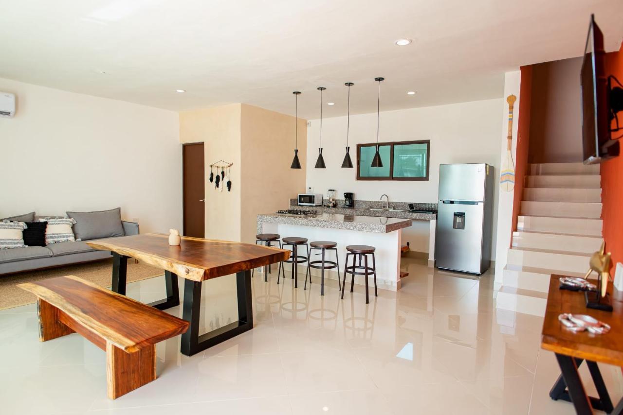 97982 New Modern Villa, Private Pool, High Internet Speed, 2 Blocks From The Beach Pueblo Pueblo Chicxulub Extérieur photo